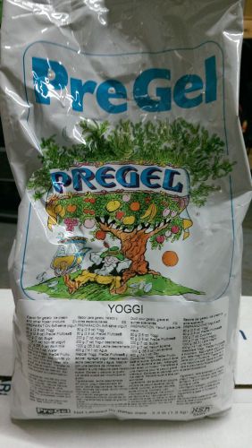 PreGel Yoggi - Frozen Yogurt Base Powder - 8 Bags of 1.5K Per Case