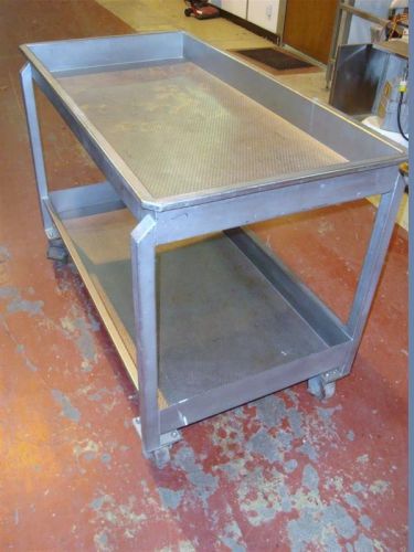 Stainless steel drain cart 48&#034;l x 24&#034;w x 35&#034;h for sale