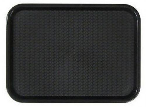 Cafeteria Style Plastic Fast Food Tray 14&#034; x 17-3/4&#034; Black, Adcraft TFF-1418BK