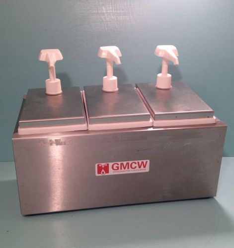 GMCW (3) PUMP NON-INSULATED ECONOMY CONDIMENT RAIL - LIGHT SYRUPS
