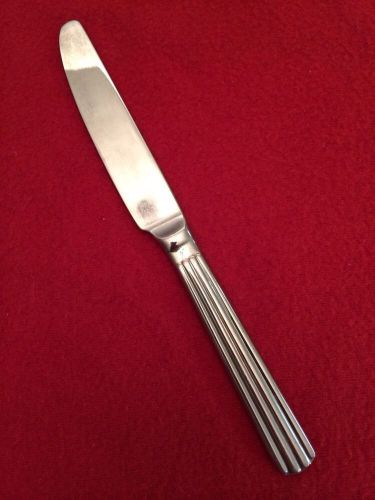 Walco dinner knife ribbed restaurant ware stainless flatware for sale