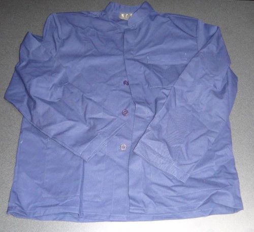 Chef&#039;s jacket, cook coat, with no logo, sz l  newchef uniform  navy blue for sale