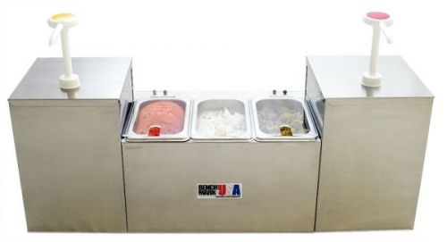Condiment station condiment dispenser from benchmark #52001 for sale