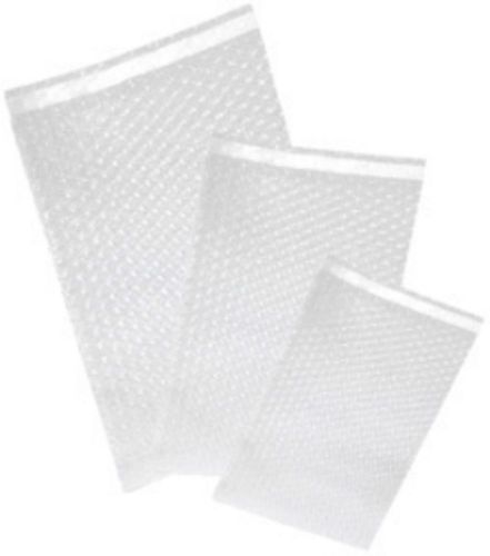 500 - 4x5.5  bubble out bags pouches self seal bubbble wrap clear 4 x 5 for sale