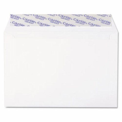 Columbian Grip-Seal Booklet/Document Envelope, 6 x 9, White, 250/Box (QUACO330)