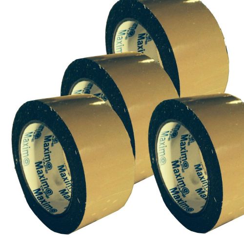 Lot of 4, carton sealing tan tape 2? x 110 yds. 1.8 mil. durable, most surfaces for sale