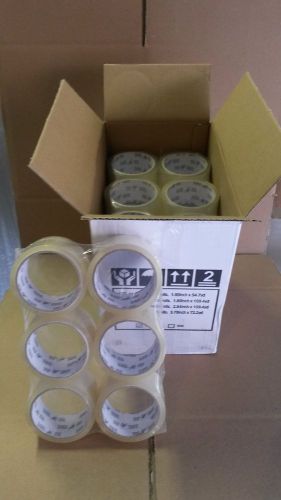 (36 Rolls) Clear Packing Tape, Sealing Carton Box Tape 2&#034; x 55 yards, Tuf Tape
