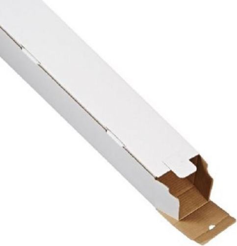 Corrugated cardboard square mailing shipping tubes 3&#034; x 3&#034; x 48&#034; (bundle of 50) for sale