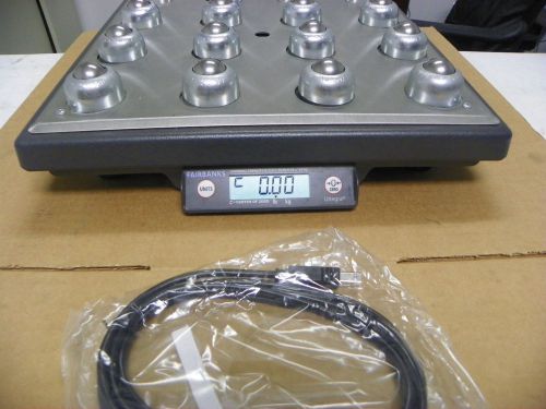 Genuine SCB-R9000-14U Fairbanks Ultegra USB Scale 150 lb tested 100% ROLLERTOP