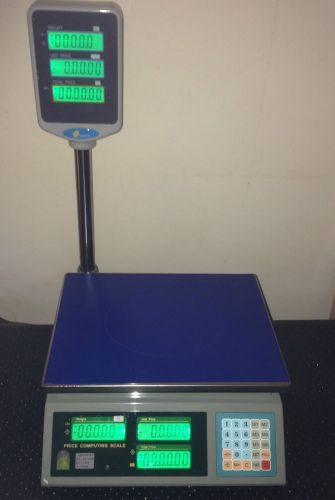 Digital Electronic Retail Pole Display Scales, Weighs from 0.2LB to 66.14LB