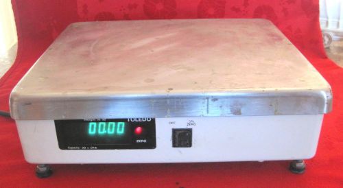 Toledo brand model 8213 commercial digital shipping scale * 30# capacity for sale