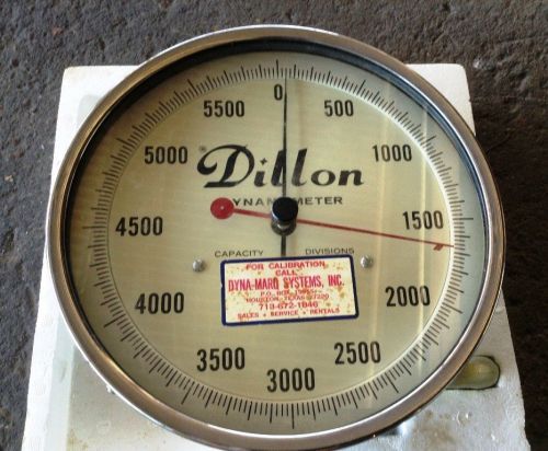 *NEW* Dillon Dynamometer Scale Capacity: 6,000 LB Divison: 25 LB $450.00