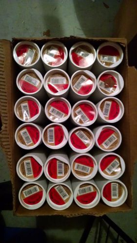 White Shipping Tubes 2&#034; x 18&#034; With End Caps (Lot of 24)