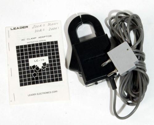 Leader Electronics AC Clamp Adapter LC-19A