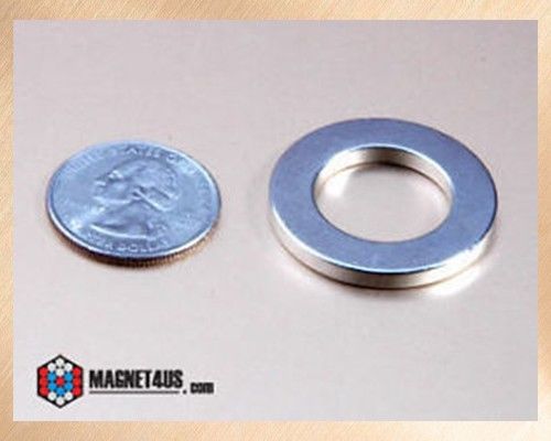 4pcs 1 1/4&#034;od x 3/4&#034;id x 1/8&#034;thick ndfeb neodymium rare earth ring magnet sale for sale