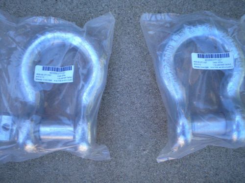 (2) Screw Pin Anchor Tackle Shackle 24000 LBS 1 1/4&#034; Inch (5FP34) FREE SHIPPING!