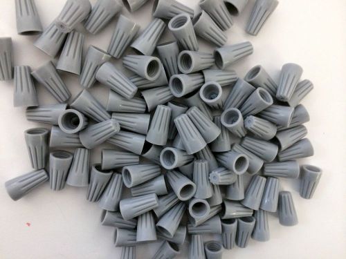 (500 pcs) *NEW* Gray Grey Screw-On Nut Wire Connectors Small Barrel UL listed P1