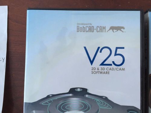 BobCAD-CAM v26 2D &amp; 3D CAD/CAM Full Software, Never Installed, 32- &amp; 64-Bit