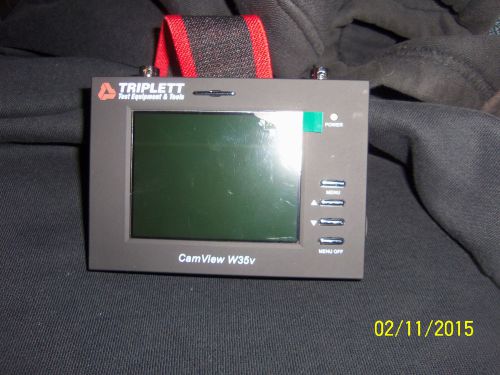 Triplett CamView W35v  3.5 Inch Video Wrist Monitor .....WoW....like brand NEW!!