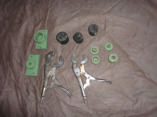 Mcelroy socket fusion cold ring clamps heater adapters for sale