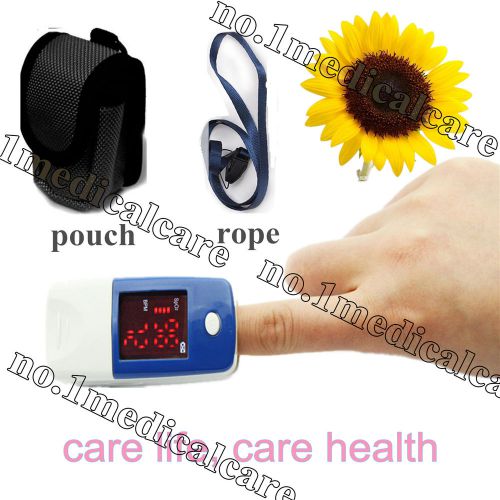 Color LED Fingertip Pulse Oximeter SpO2 PR Heart Rate Monitor,  CE&amp;FDA, CMS50L