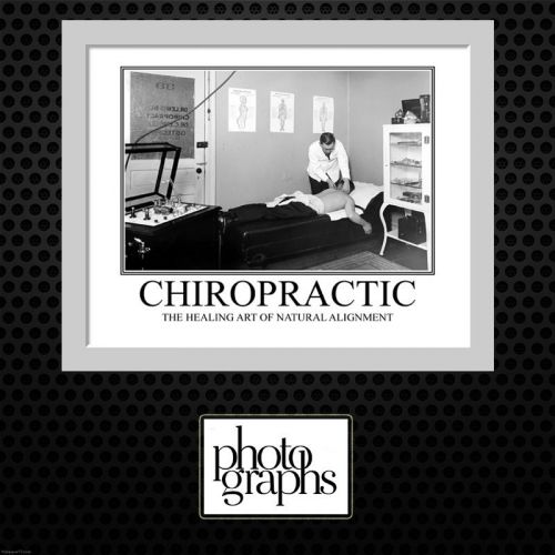 1922 Chiropractor Gives An Adjustment To His Patient 11 x 14 Photo