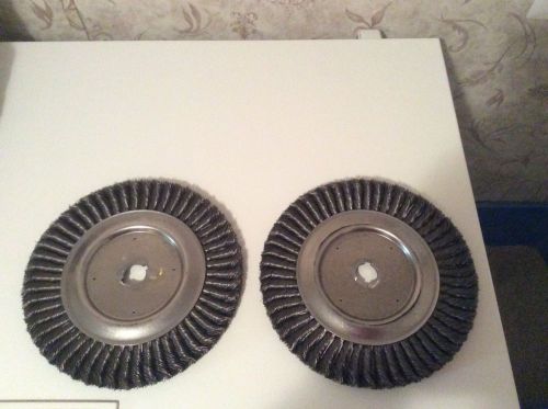 Weiler 08180-12 10&#034; wire wheel (qty 2) for sale