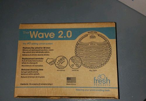 Fresh Products Wave 2.0 Urinal Apple Spice Deodorizer Screen - FRS2WDS60SAP