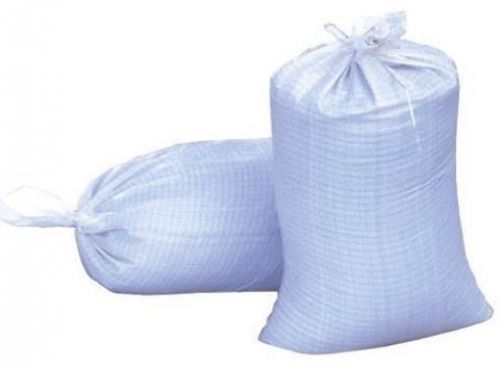 14x26 Woven Polypropylene Sand Bags With Ties &amp; UV Protection (100 Bags) Home Su