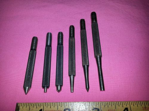 MACHINIST&#039;S TOOLMAKERS LOT OF ASSORTED STARRETT PIN POINT PUNCH ES