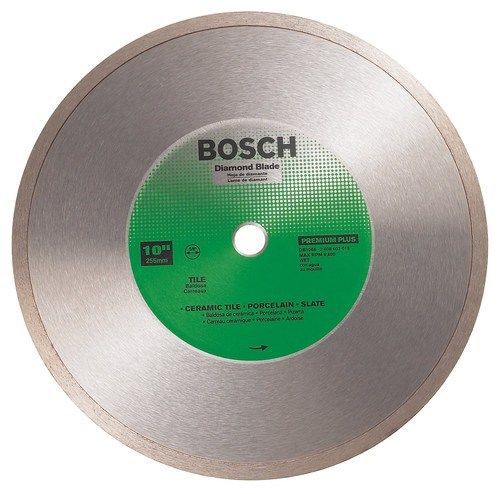 Bosch DB1066 Premium Plus 10-Inch Wet Cutting Continuous Rim Diamond Saw Blad...