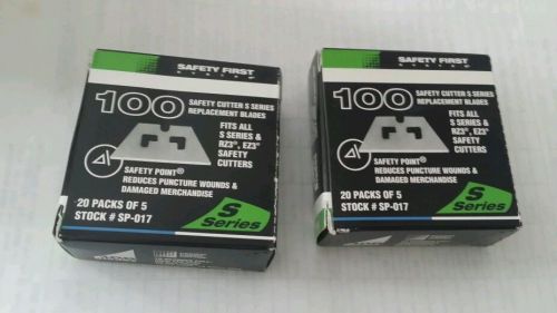 2 boxes SP-017 safety point blades pacific handy cutter wholesale lot