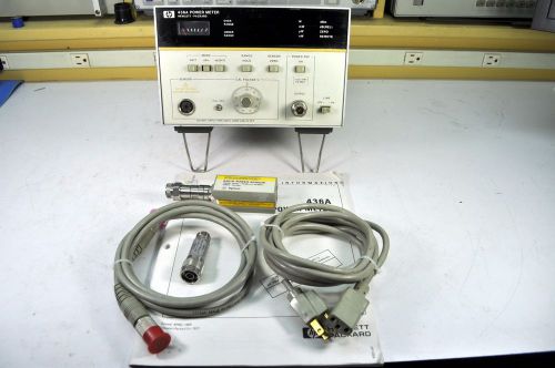 HP Agilent 436A Opt 022 &amp; 8481D, 30 dB Attenuator Power Meter Complete System
