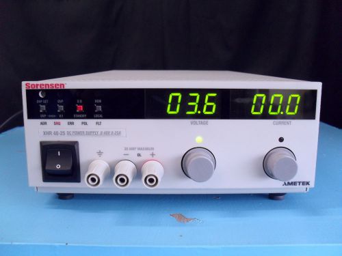 Sorensen XHR40-25 - Programmable DC Power Supply