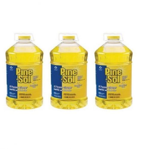 Pine Sol All Purpose Cleaner Lemon Fresh 144 Oz. Bottle 3 Count CLO 35419CT New