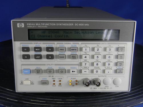 Agilent 8904A 600 kHz, Multifunction Generator Synthesizer 30 Day Warranty