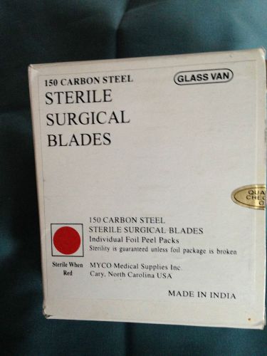SURGICAL BLADES, STERILE,  #20 NO.4 HANDLE FITMENT, BOX OF 150