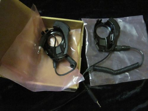 2 Snap-On PTT Hirose Connectors For External Microphones New in Package NKN6526A