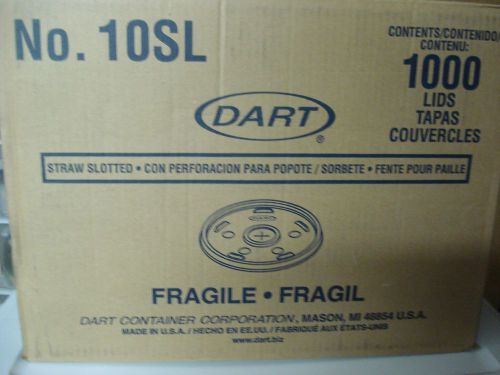 Dart 10sl disposable lids    900 lids (1000 pack minus one sleeve of 100) for sale