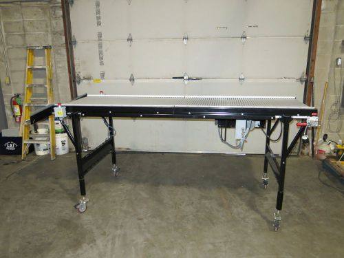 Shuttleworth conveyor 99&#034; x 28&#034; variable speed roller top 2012 single phaze for sale