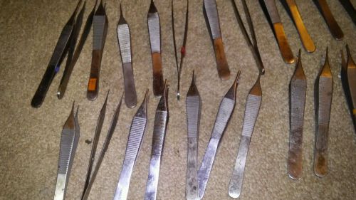 MILTEX &amp; JARIT MIXED LOT OF 35 Adson Tissue Forceps
