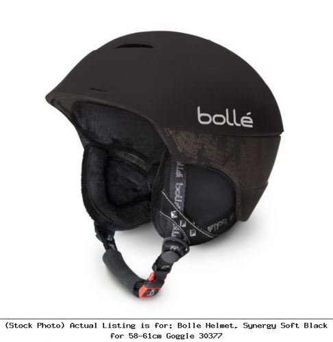 Bolle Helmet, Synergy Soft Black for 58-61cm Goggle 30377
