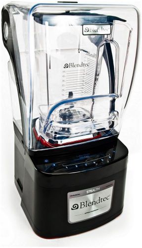 Blendtec stealth blender commercial quiet blender w/2 wildside jars - in-counter for sale