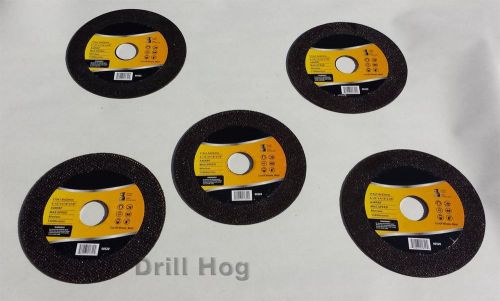 Drill Hog 4-1/2 Cut Off Wheel 4.5&#034; Cutoff Blade Metal Steel Angle Grinder 5 Pcs