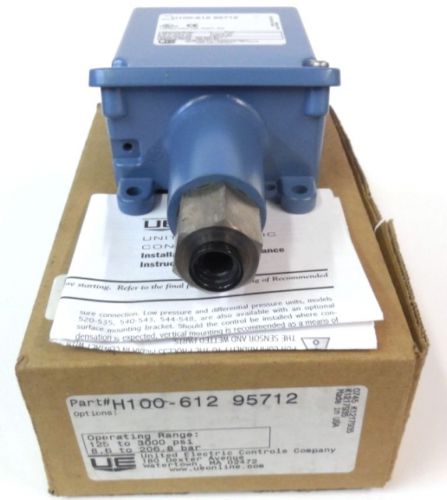 United electric( ue) pressure switch,  h100-612 95712, new in box!!!!! for sale