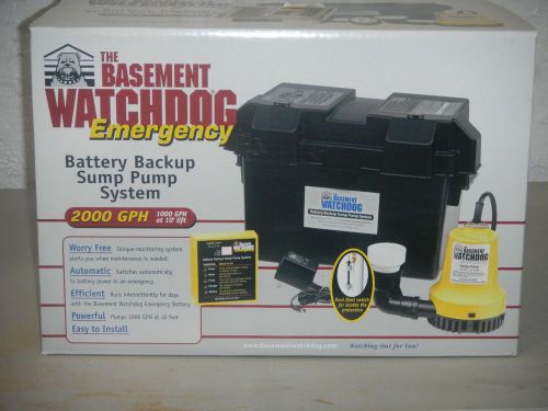 The basement watchdog emergency system for sale