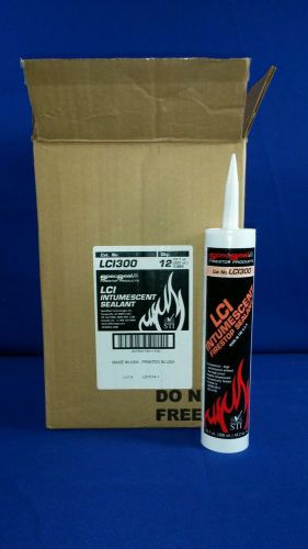 STI LCI300 Fire Barrier Sealant,Box of 12,10.1 oz., Red, Intumescent, 3hr