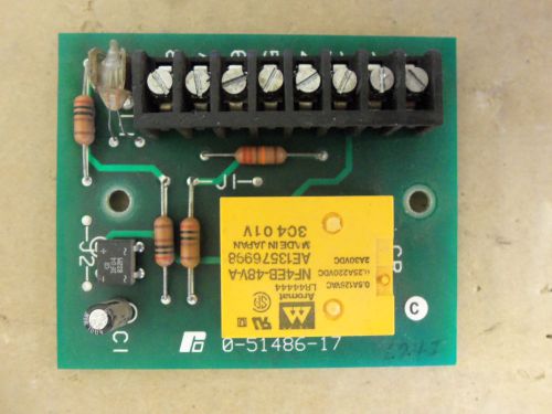 Reliance Electric Relay Input Card 0-51486-17 05148617
