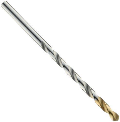 Dormer A012 High Speed Steel Jobber Drill Bit  Uncoated (Bright) Finish with TiN