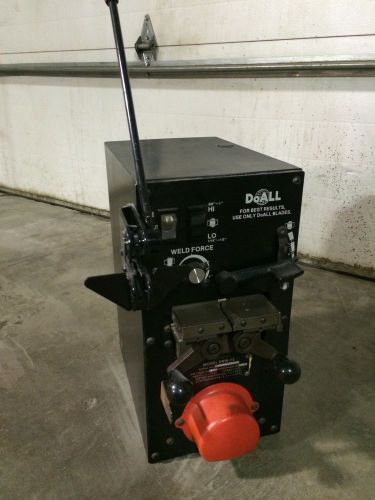 Doall dbw-15  bandsaw blade welder 220volt 1ph wall mount 1/16&#034; to 1&#034; complete for sale